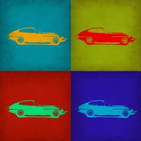 Jaguar E Type Pop Art 1 Fine Art Print