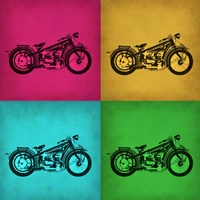 Vintage Bike Pop Art 1 Fine Art Print