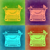 Vintage Typewriter Pop Art 1 Fine Art Print