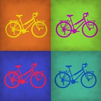 Vintage Bicycle Pop Art 1 Fine Art Print
