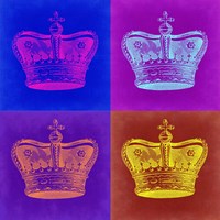 Crown Pop Art 1 Fine Art Print
