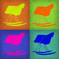 Eames Rocking Chair Pop Art 3 Fine Art Print