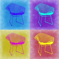 Brickel Chair Pop Art 2 Fine Art Print