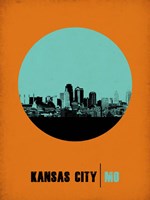 Kansas City Circle 1 Framed Print