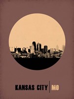 Kansas City Circle 2 Framed Print