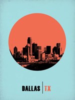 Dallas Circle 1 Framed Print