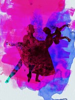 Ballet Dancers Watercolor 3 Fine Art Print