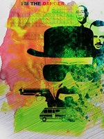 Heisenberg Watercolor Fine Art Print