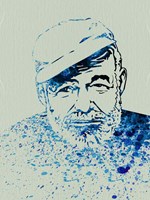 Hemingway Watercolor 1 Fine Art Print