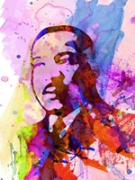 Martin Luther King Watercolor Fine Art Print