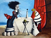 Veronica On The Porch Fine Art Print