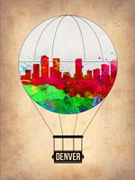 Denver  Air Balloon Fine Art Print