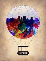 El Paseo Air Balloon Fine Art Print