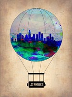 Los Angeles Air Balloon Fine Art Print