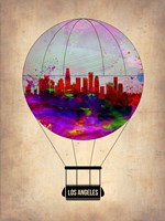 Los Angeles Air Balloon 2 Fine Art Print