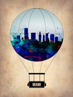 Miami Air Balloon Fine Art Print