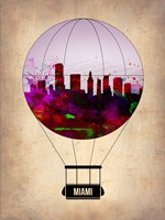 Miami Air Balloon 2 Fine Art Print