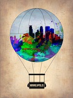 Minneapolis Air Balloon Fine Art Print