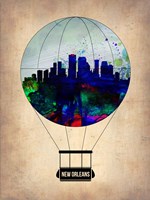 New Orleans Air Balloon Fine Art Print