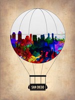 San Diego Air Balloon Fine Art Print