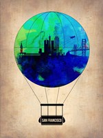 San Francisco Air Balloon Fine Art Print