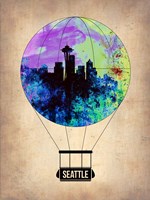 Seattle Air Balloon Fine Art Print