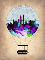 Kuala Lumpur Air Balloon Fine Art Print