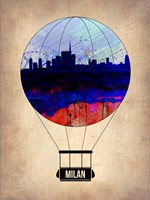 Milan Air Balloon Fine Art Print