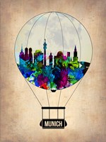 Munich Air Balloon Fine Art Print