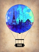 Paris Air Balloon Fine Art Print