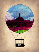 Rio Air Balloon Fine Art Print