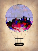 Shanghai Air Balloon Fine Art Print