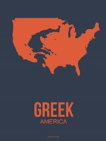 Greek America 3 Fine Art Print