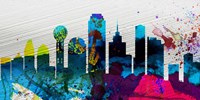 Dallas City Skyline Fine Art Print