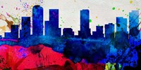 Denver City Skyline Fine Art Print