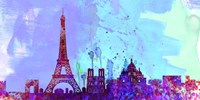 Paris City Skyline Fine Art Print