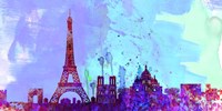 Paris City Skyline Fine Art Print