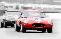 Jaguar E-Type Racing Fine Art Print