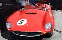 1962 Ferrari in the Pits Fine Art Print