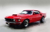 1969 Ford Mustang Fine Art Print