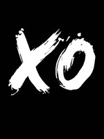 XO Black Fine Art Print
