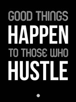 Good Thing Happen Black Fine Art Print