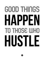 Good Thing Happen White Fine Art Print