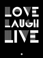 Love Laugh Live 2 Fine Art Print