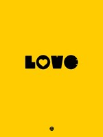 LOVE Yellow Fine Art Print