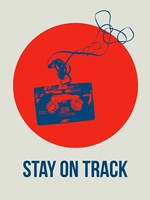 Stay On Track Circle 1 Fine Art Print