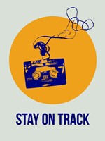 Stay On Track Circle 2 Fine Art Print