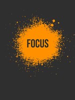 Focus Splatter 3 Fine Art Print