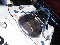 Racing Car Cockpit Fine Art Print