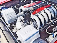 Ferrari 512 TR Testarossa Engine Fine Art Print